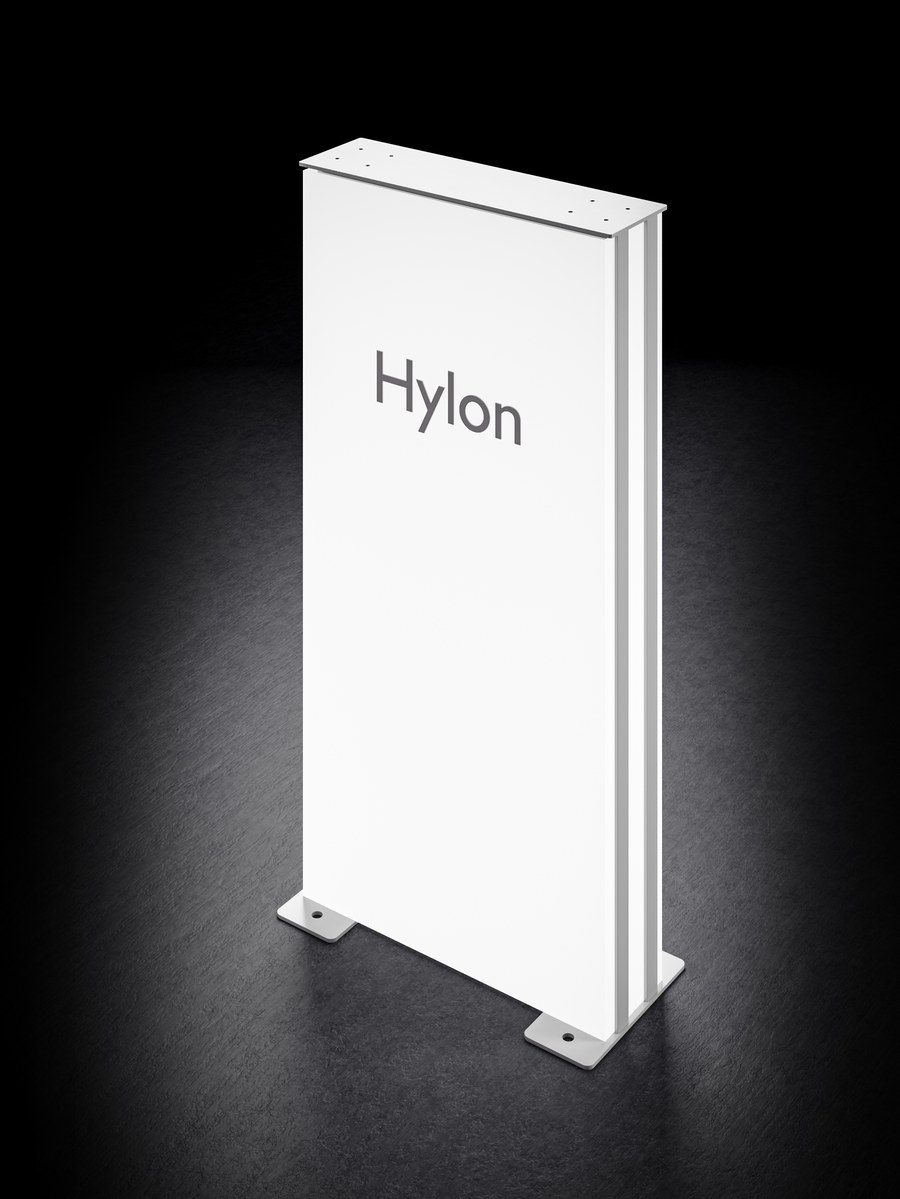 Hylon Variante 2 – Acrylglas-Hauben für beleuchtete Werbepylone
